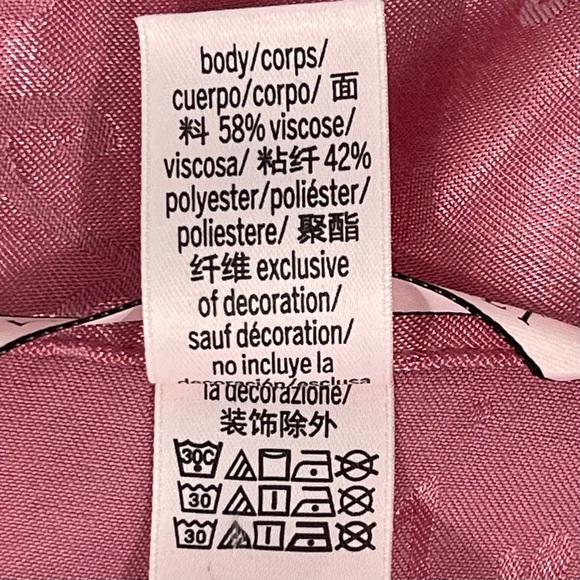 Victoria’s Secret Pink Sleep Satin Logo Romper - Picture 6 of 7